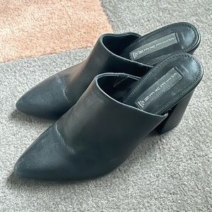 STEVEN stiletto mule with block heel